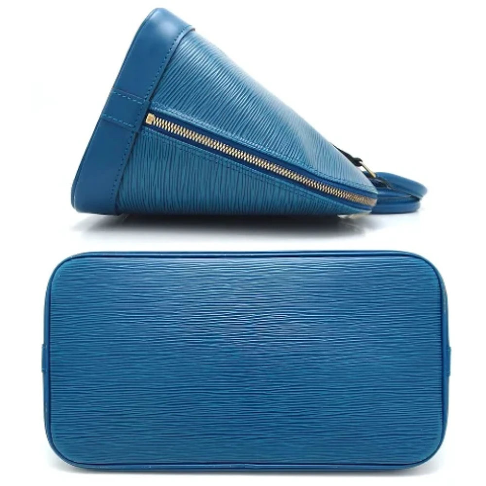 Louis Vuitton Vintage Pre-owned Leather handbags Blue Dames