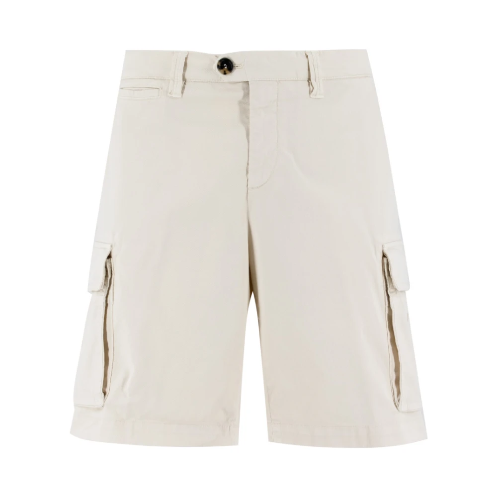 BRUNELLO CUCINELLI Off White Bermuda Shorts voor Heren White Heren