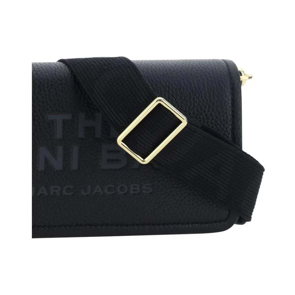 Marc Jacobs Pebbled Leather Mini Schoudertas Black Dames