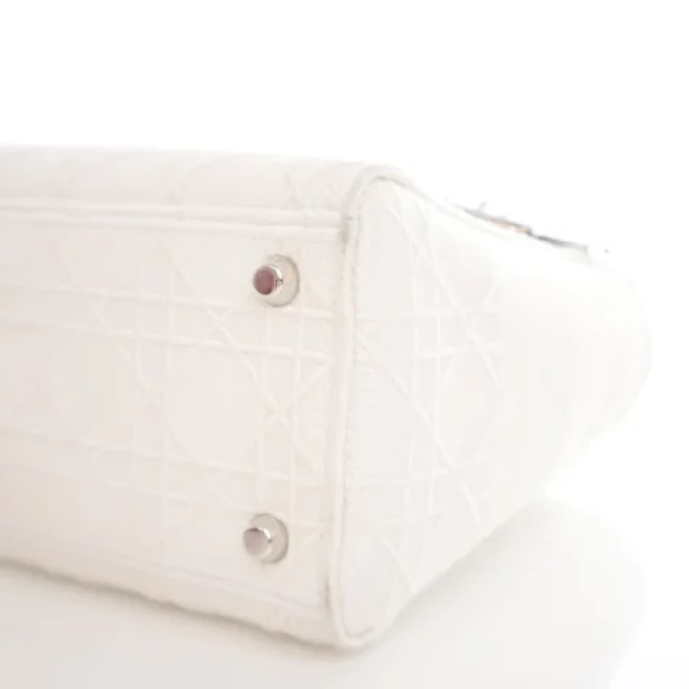 Dior Vintage Pre-owned Canvas dior-bags White Dames