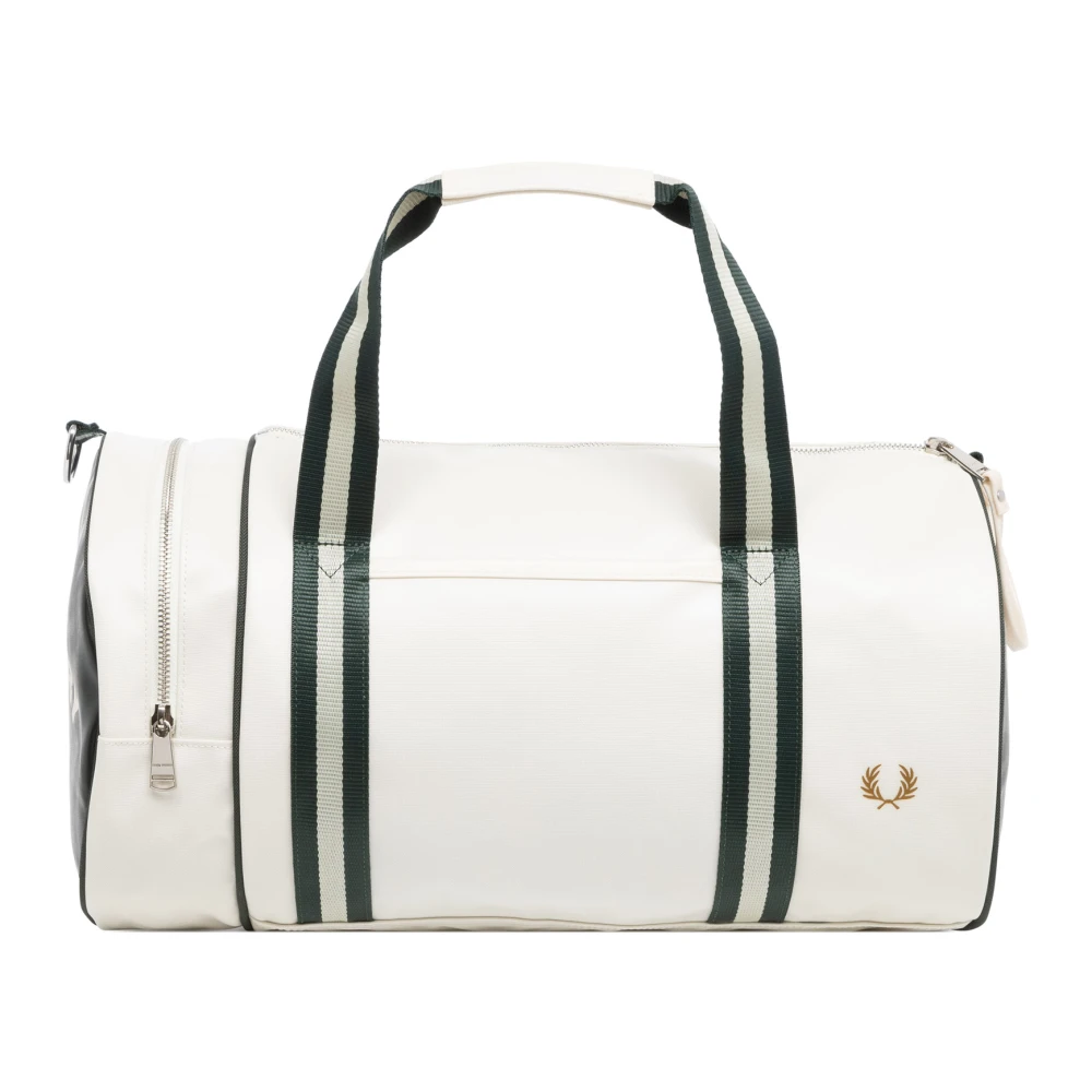 Fred Perry Multicolor Gymtas met Verstelbare Band White Heren