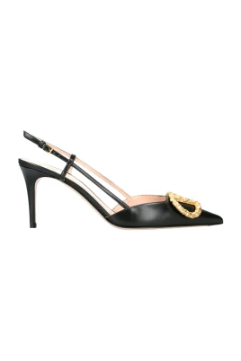 Svarta Slingback Pumps