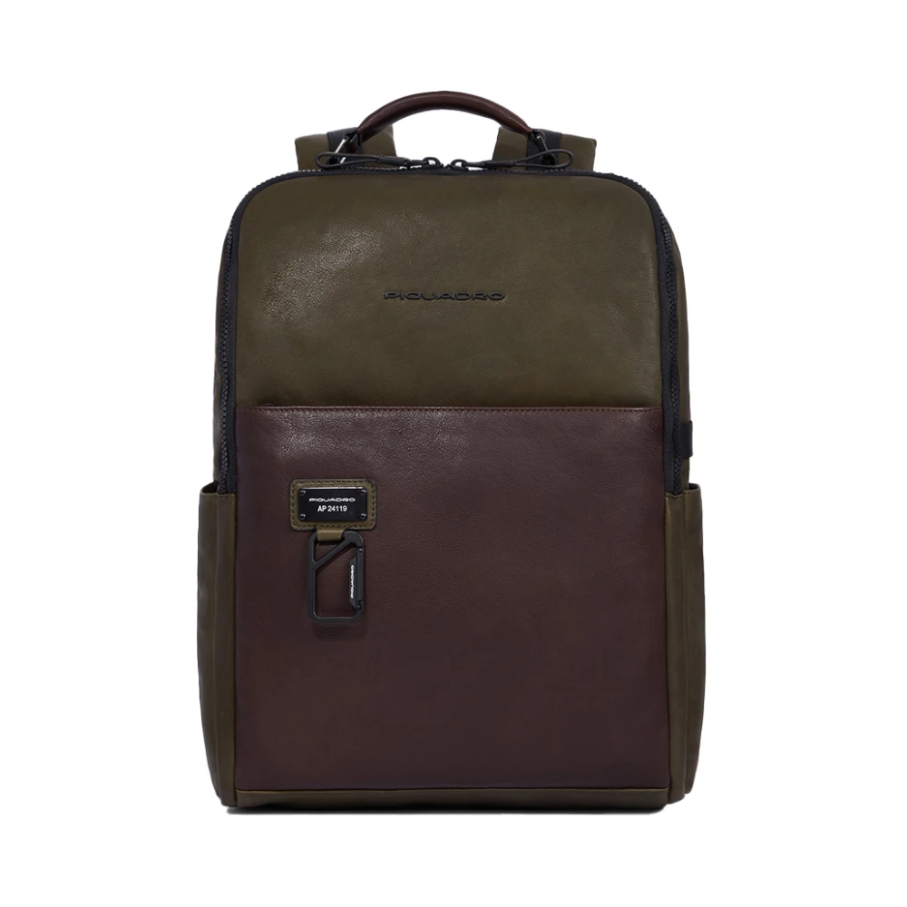 Piquadro Herren Braun Laptop-Rucksack 15,6 Mit Ipad®-Fach