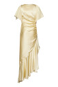 yellow-crystal-embellished-asymmetric-dress
