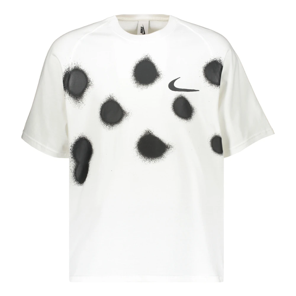 Off White Nike Kortärmad T-shirt med Spray Print White, Herr