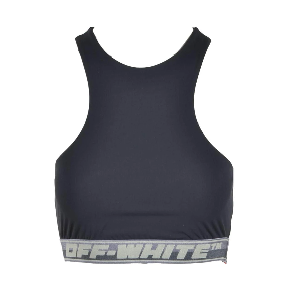 Off White Elegante Rekbare Top Black Dames