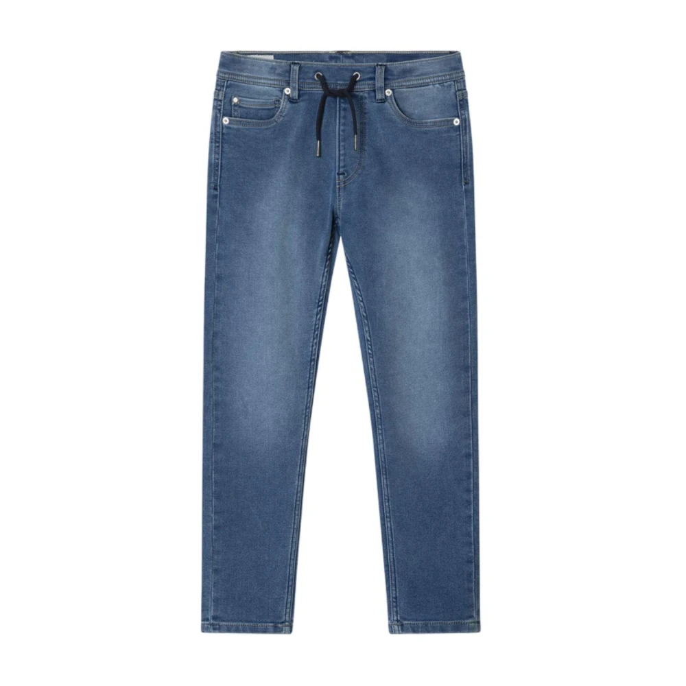 Pepe Jeans Boys Blue Jeans, 16 Y, Tapered Gymdigo Trousers