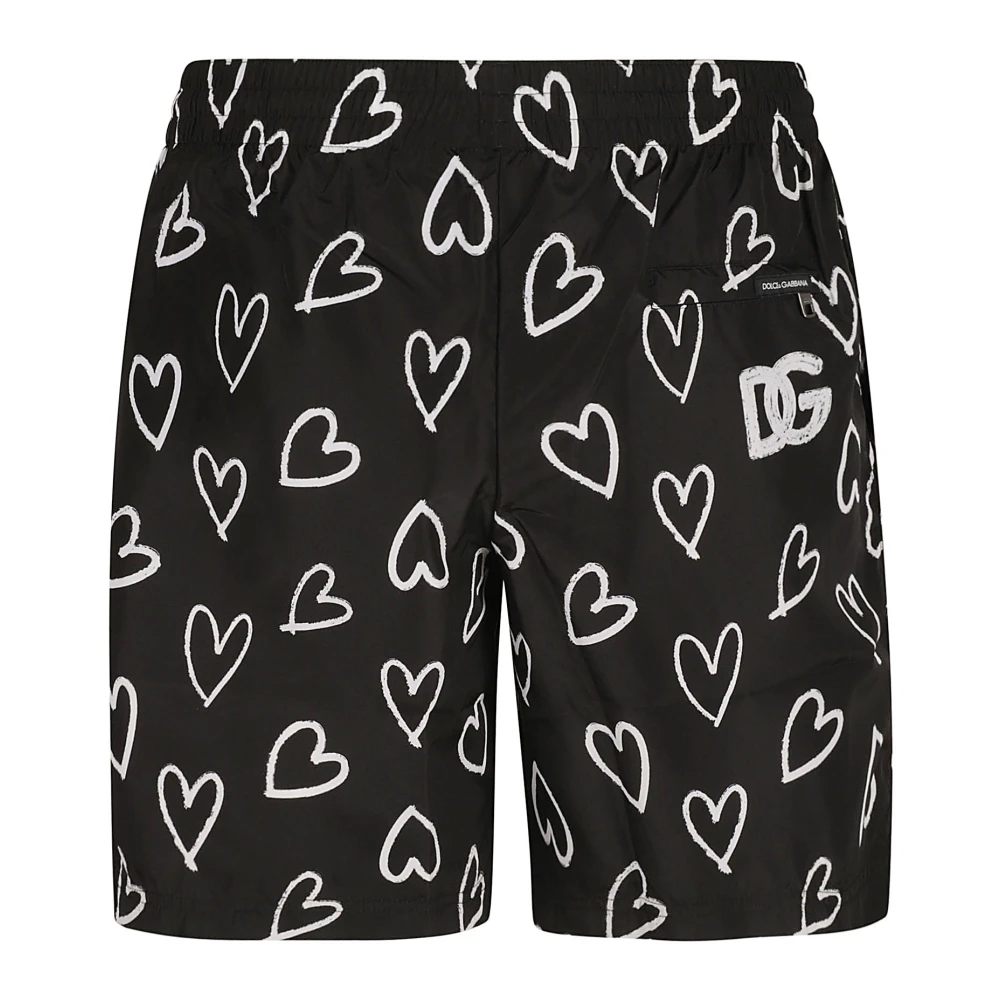 Dolce & Gabbana Zee kleding voor mannen Stijlvol en comfortabel zwemkleding Black Heren