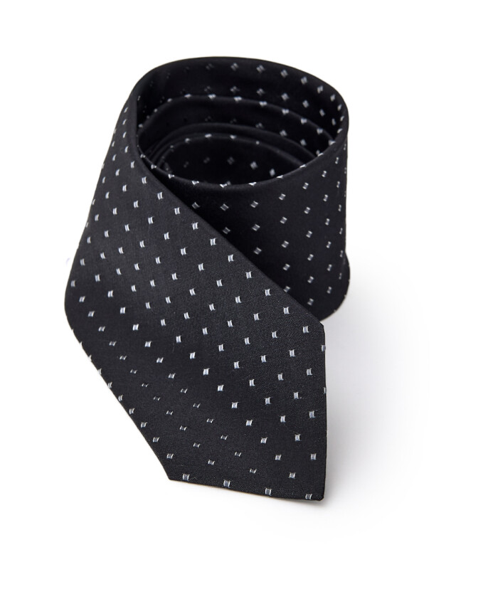 black-jacquard-silk-tie