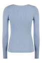 ribbed-v-neck-cotton-t-shirt