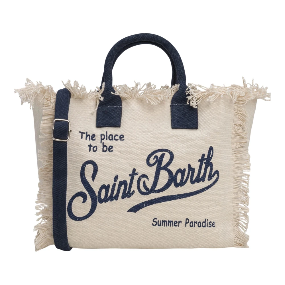 Mc2 Saint Barth Vanity Bag - Male - Shopping Bags - White - One Size - Bags