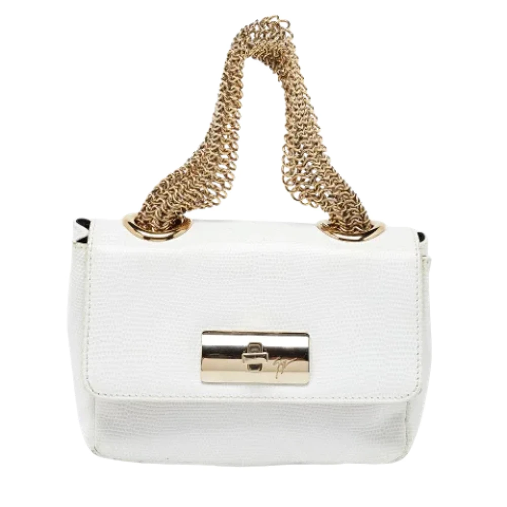 Giuseppe Zanotti Pre-owned Leather shoulder-bags White Dames
