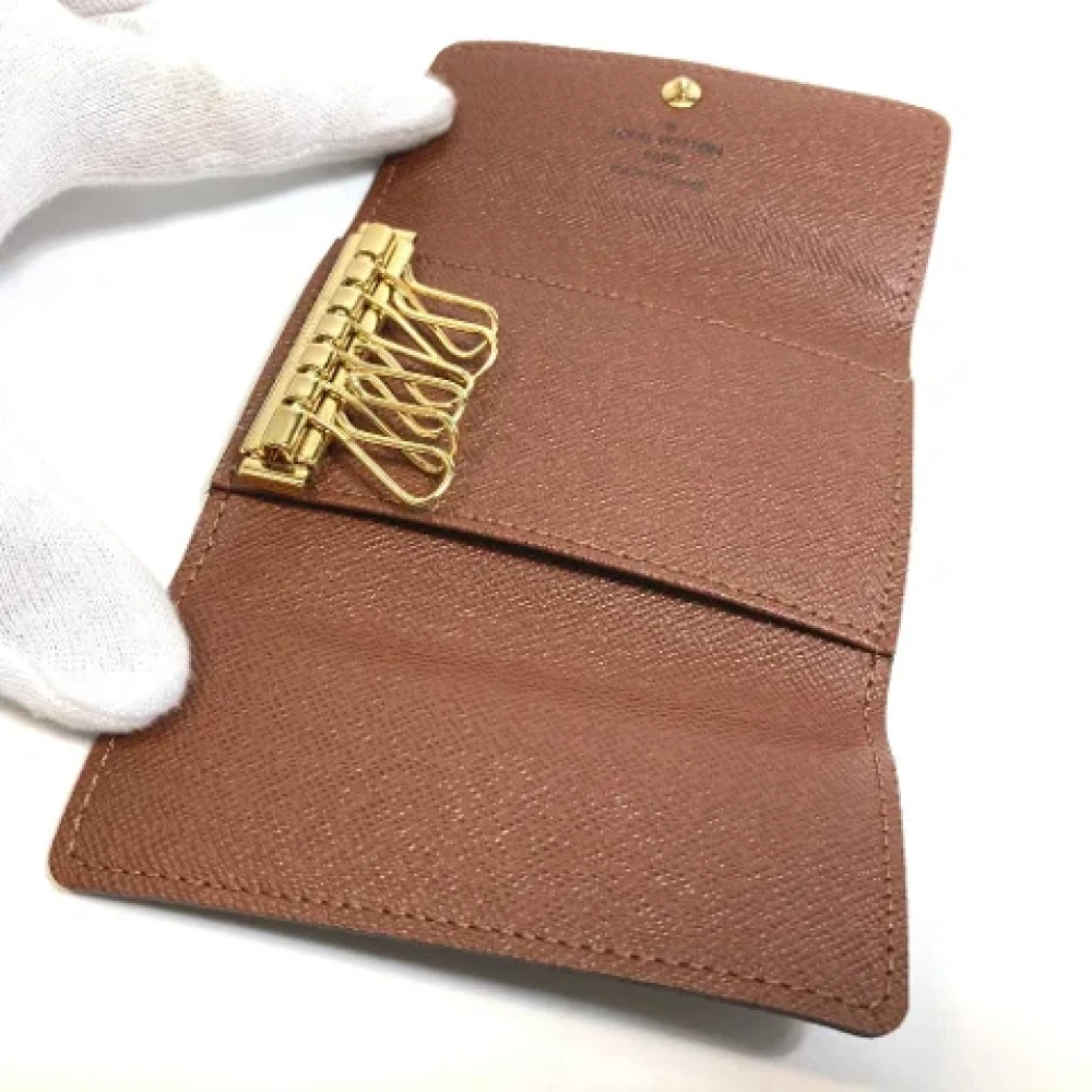 Louis Vuitton Vintage Pre-owned Canvas wallets Brown Dames
