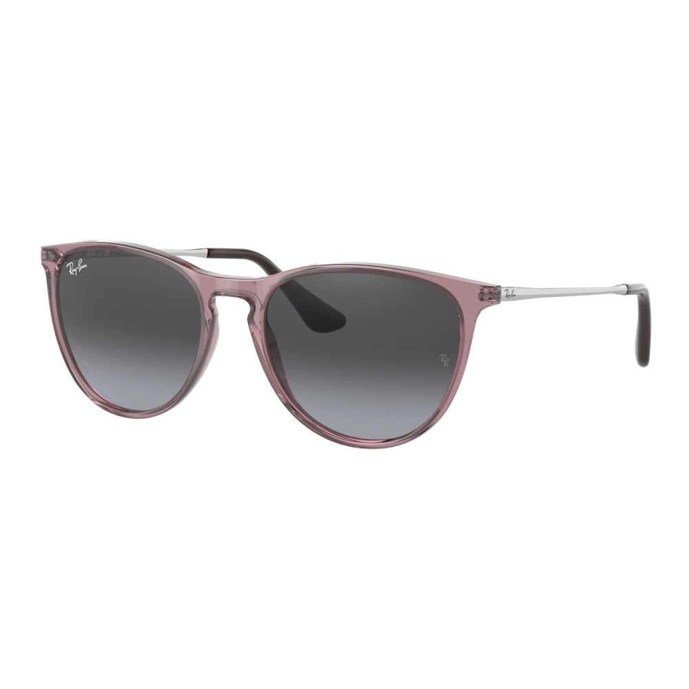 Ray - Ban Grey Kid Rj9060s Junior Erika 71078G Sunglasses Injected Violet Pantos Normal Shaded - Image 3