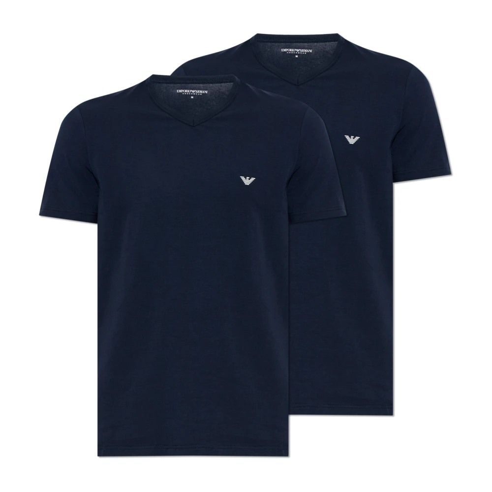 Emporio Armani Uomo Blu Top, 2XL, New,
