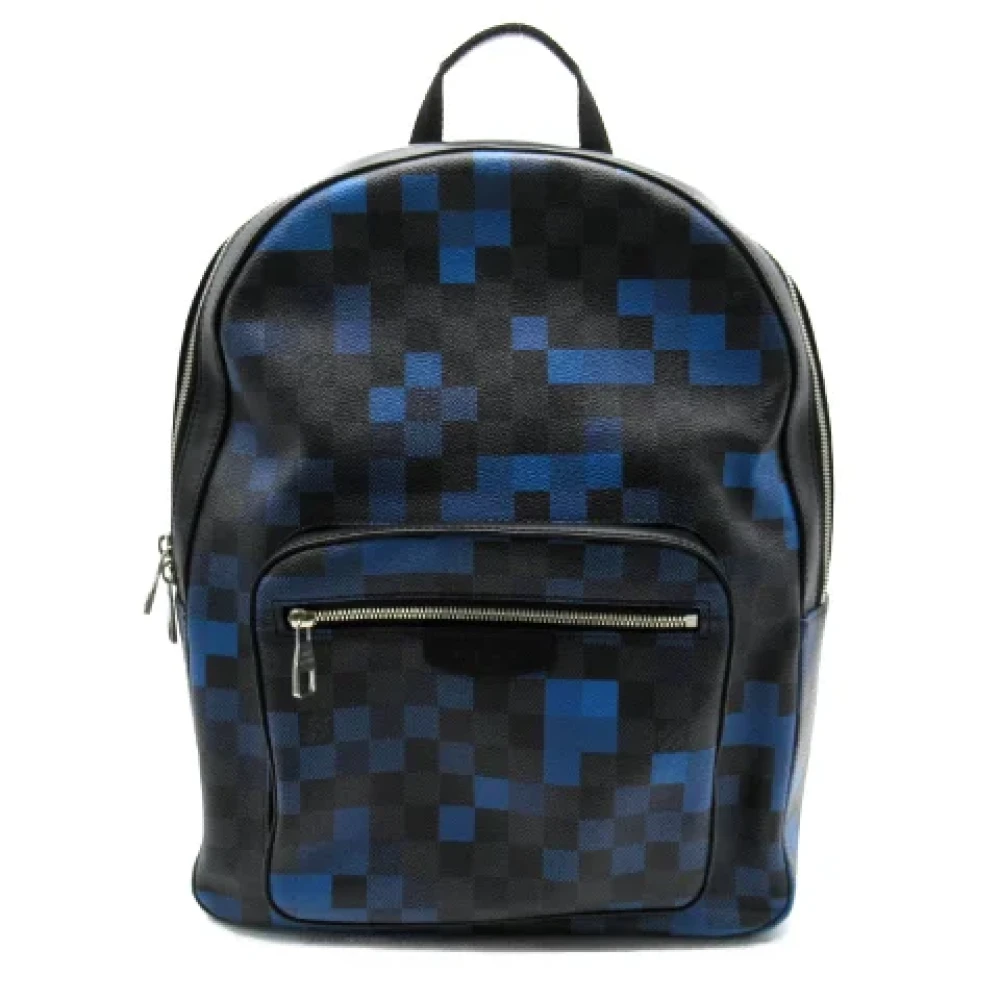 Louis Vuitton Vintage Pre-owned Canvas backpacks Blue Dames