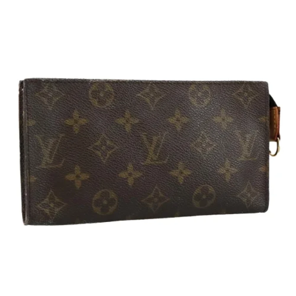 Louis Vuitton Vintage Pre-owned Canvas pouches Brown Dames