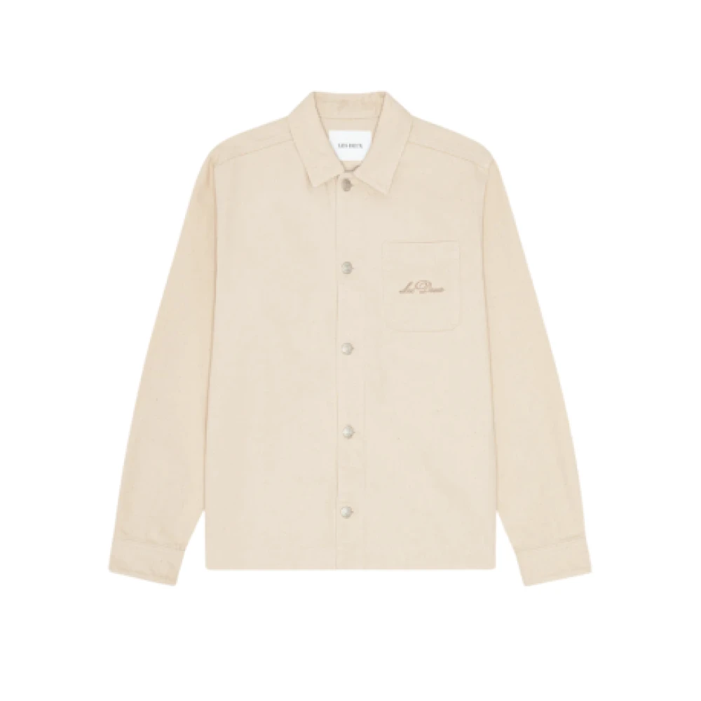 Les Deux Men's Beige Light Jackets, Xl, Overshirt