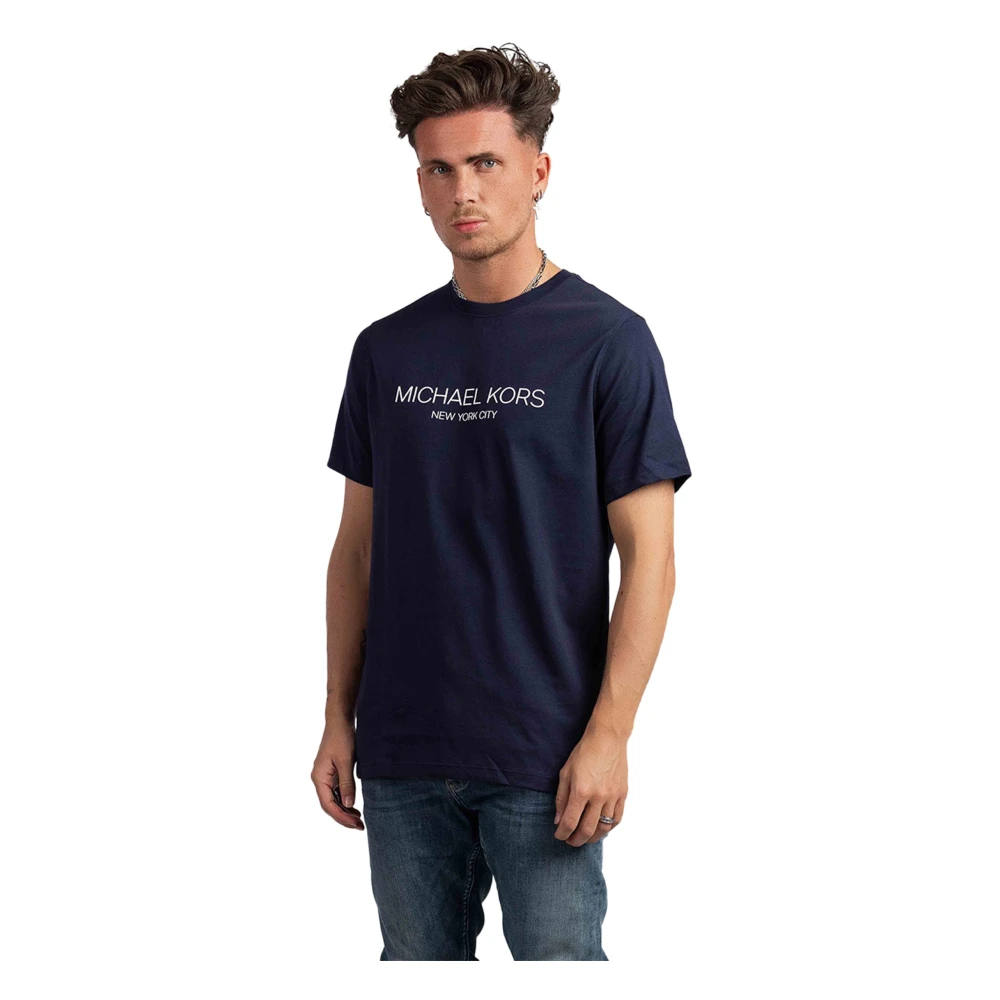 Michael Kors Modern T-Shirt Donkerblauw Blue Heren