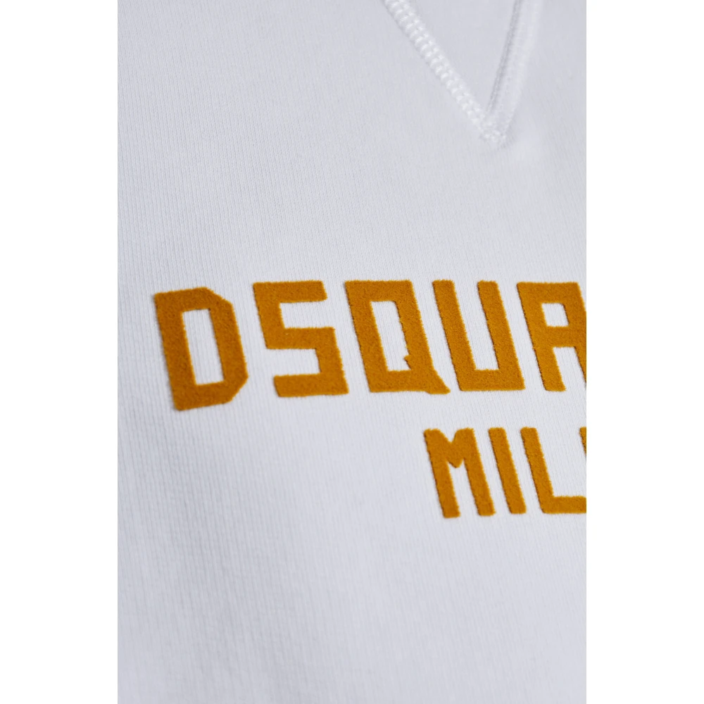 Dsquared2 Sweatshirt met logo White Dames