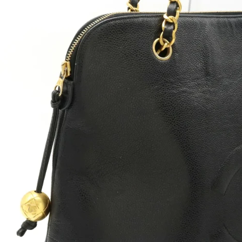 Chanel Vintage Pre-owned Leather chanel-bags Black Dames