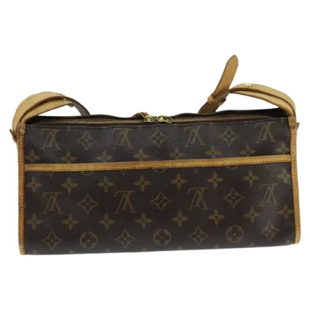 Louis Vuitton Vintage Pre-owned Canvas shoulder-bags Brown Dames