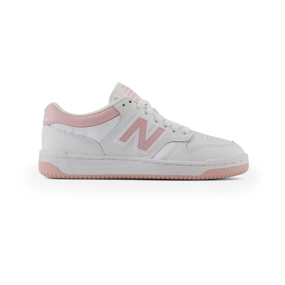 New Balance Witte op basketbal geïnspireerde leren sneakers Dames Schoenen