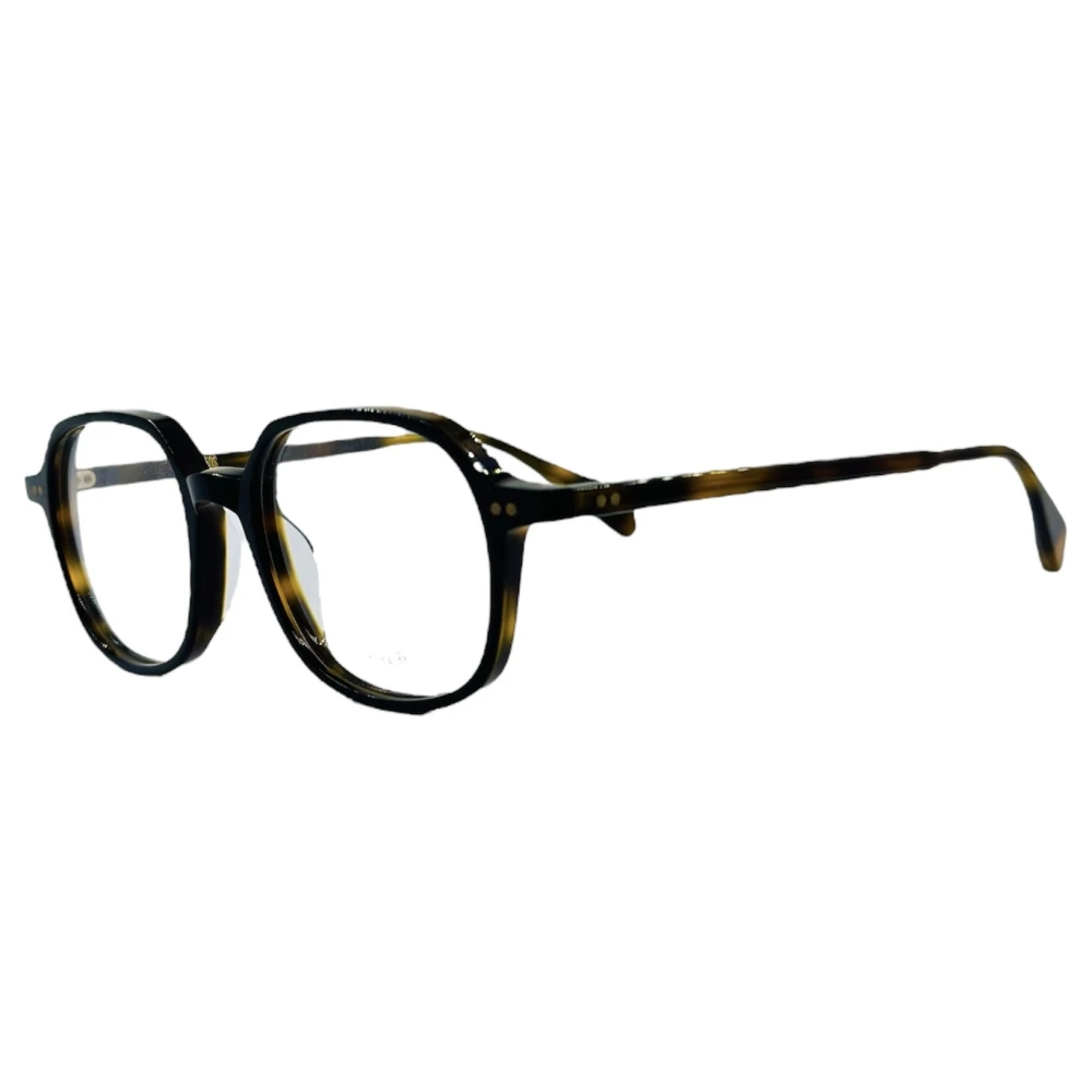 Kaleos Handgemaakte Retro Vierkante Zonnebril Black Unisex