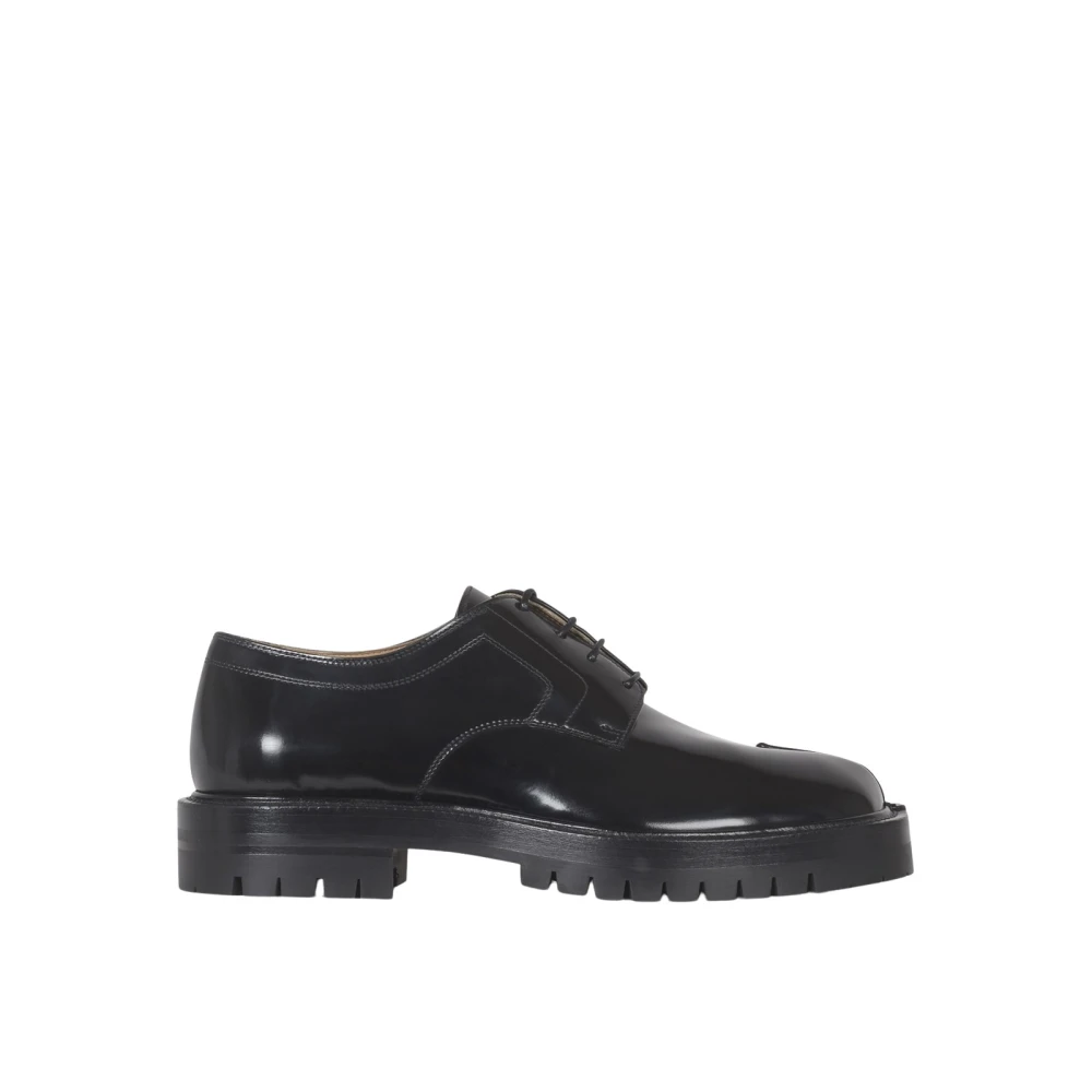 Maison Margiela Zwarte platte schoenen Black Heren