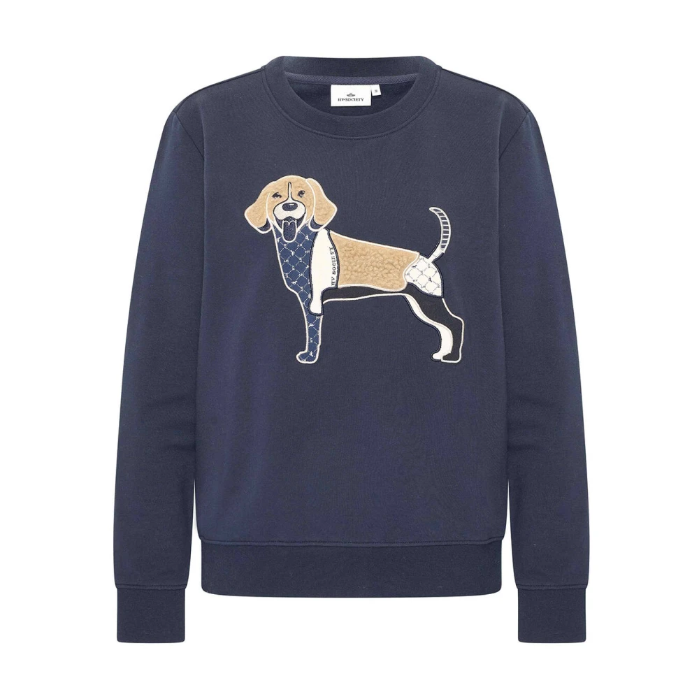 HV Polo Beagle Sweatshirt Blue Dames