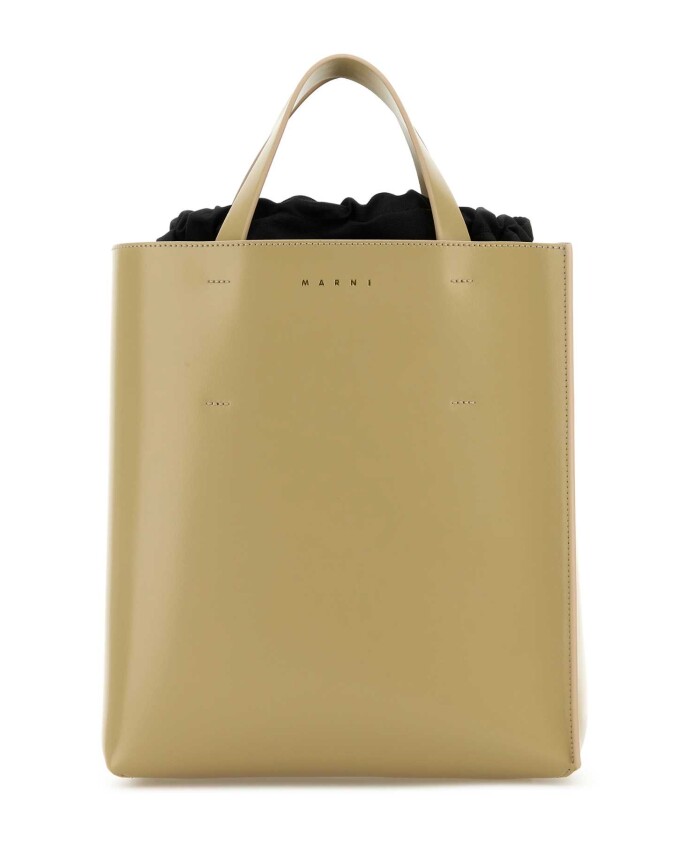 khaki-leren-kleine-museo-handtas