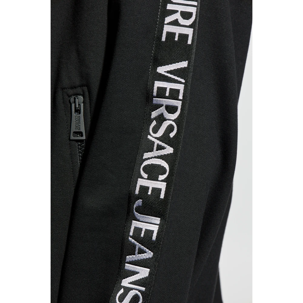 Versace Jeans Couture Rits-sweatshirt Black Heren