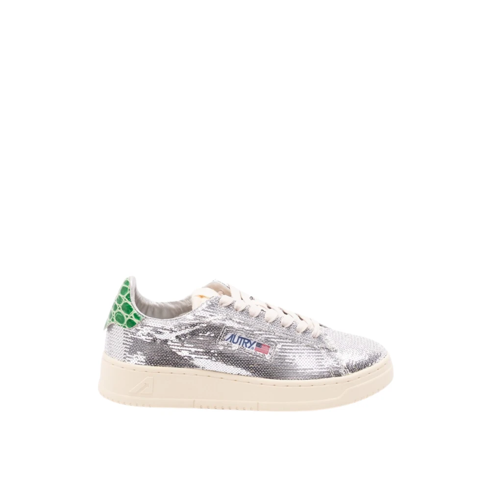 Autry Women's Gray Sneakers, 4 Uk, Stylish Trainers For Everyday Wear
