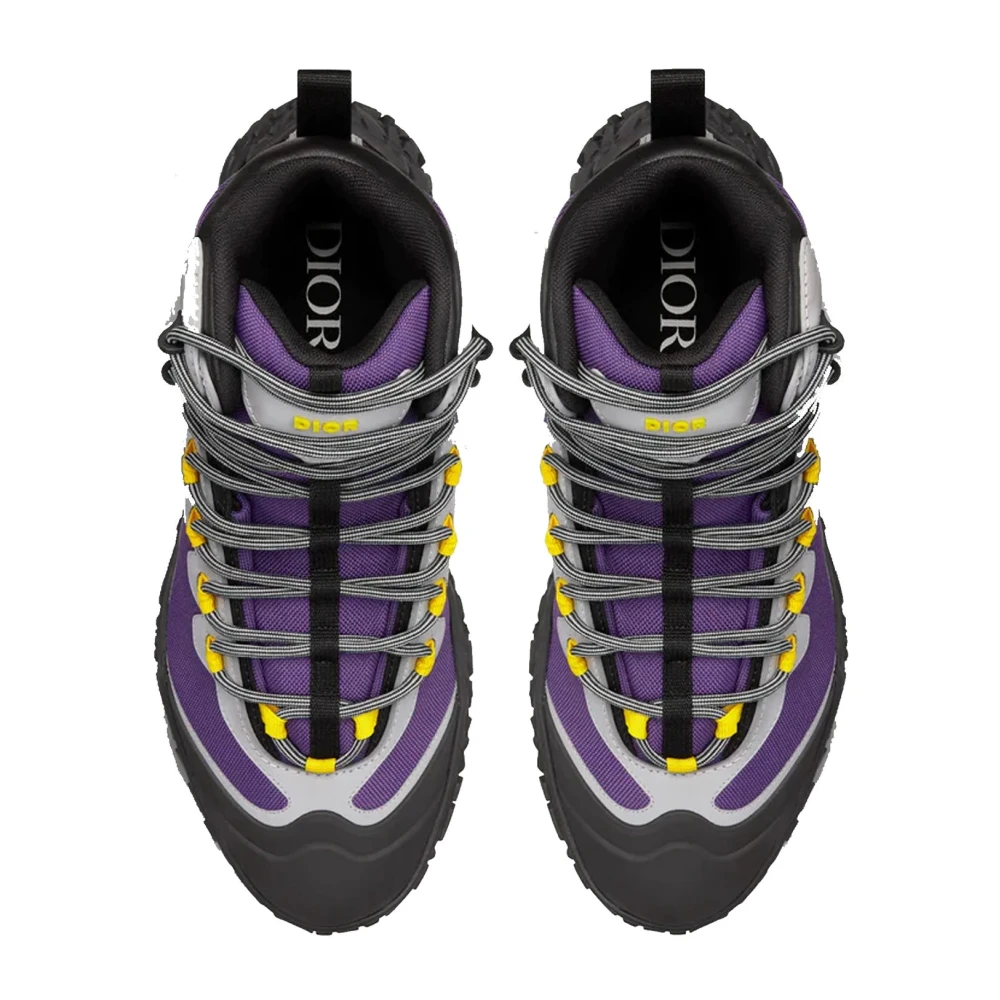 Dior Wandel enkellaarzen met rubberen zool Purple Heren