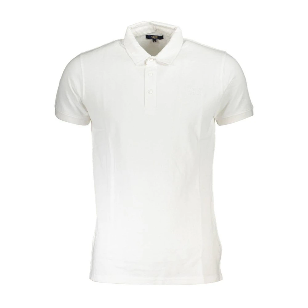 Cavalli Class Geborduurd Poloshirt White Heren