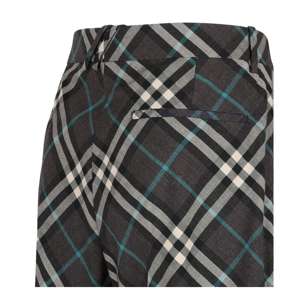 Burberry Geruite Broek Multicolor Heren