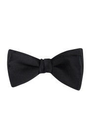 Farfallino di Seta Nero per Uomo