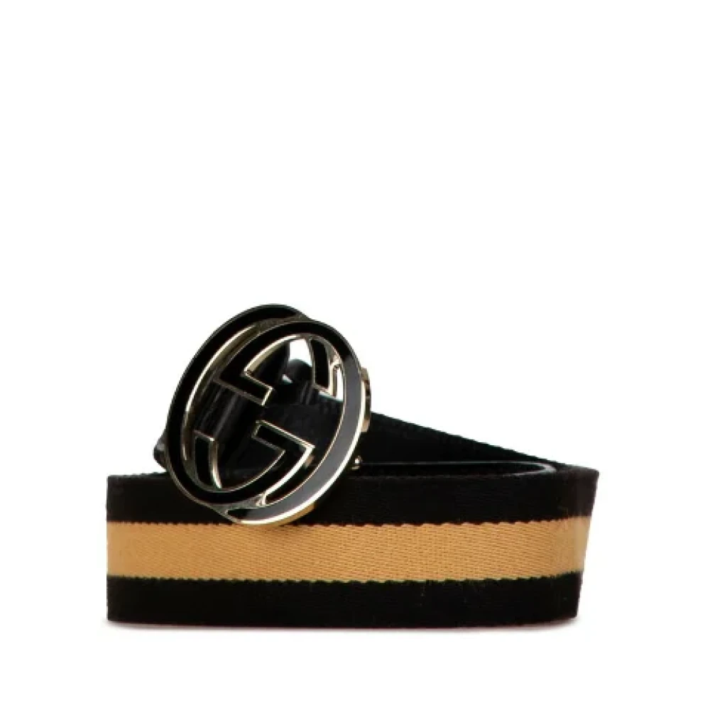 Gucci Vintage Pre-owned Leather belts Black Dames