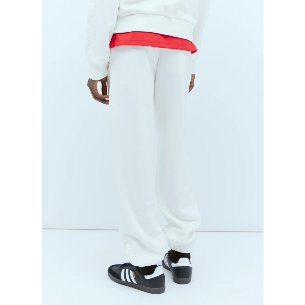 Wales Bonner Logo Print Trainingsbroek White Heren