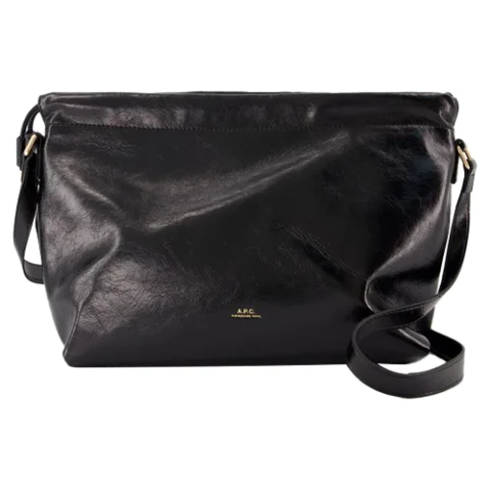 A.p.c. Plastic shoulder-bags Black Dames