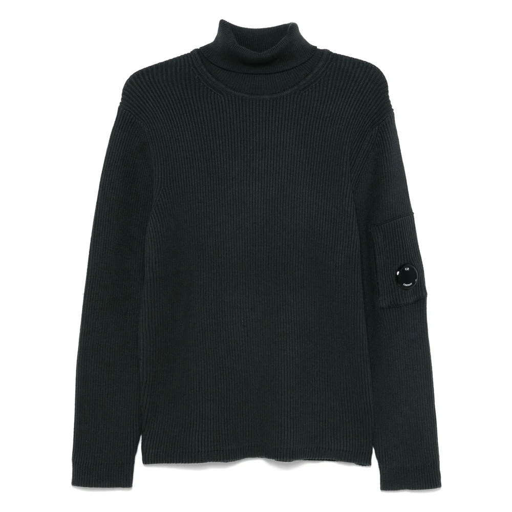 C.P. Company Hoge hals rechte snit sweaters Black Heren