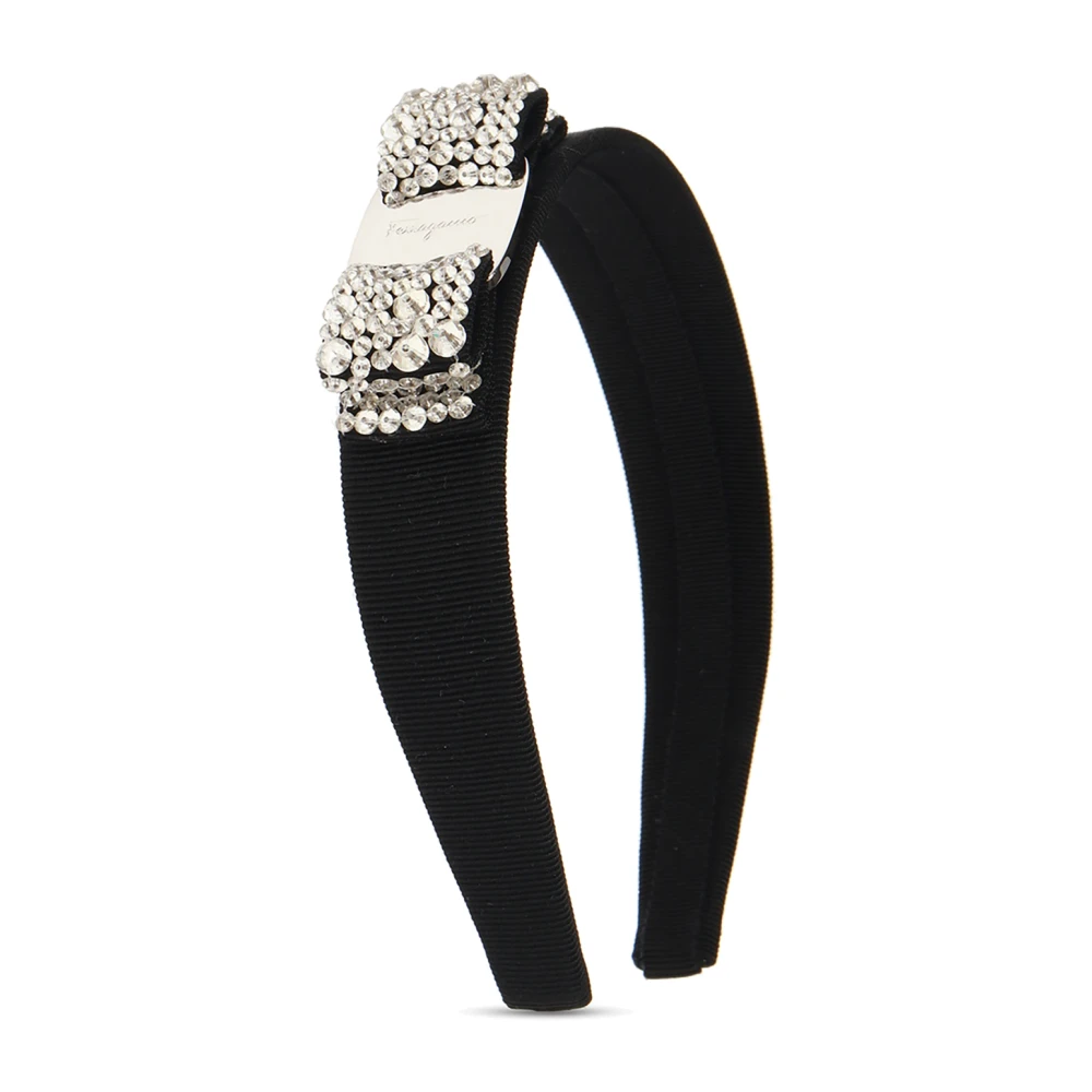 Ferragamo Donna Nero Cerchietto "Vara" - Immagine 5