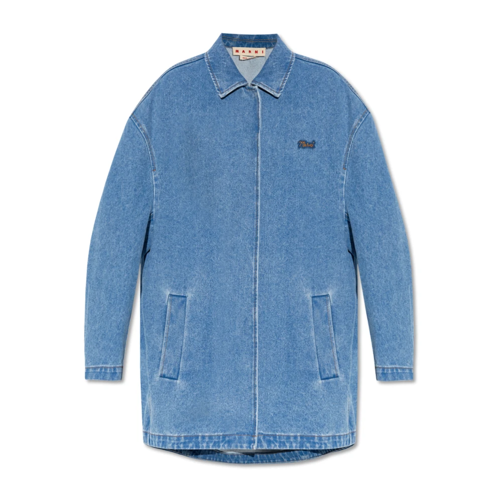 Marni Stijlvolle Jas voor Alle Gelegenheden Blue Dames