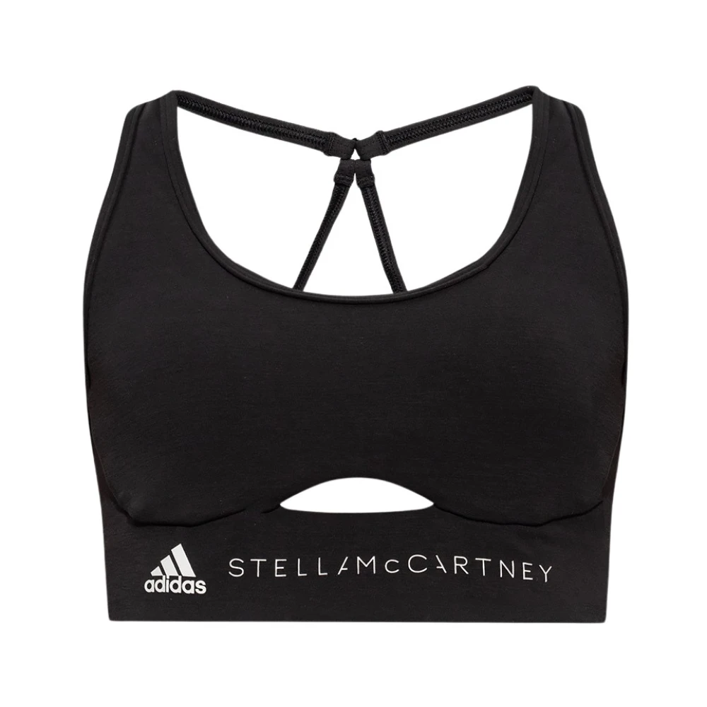 Adidas By Stella Mccartney Women's Black Sports Bra - Sports Bras - Xs - Sport