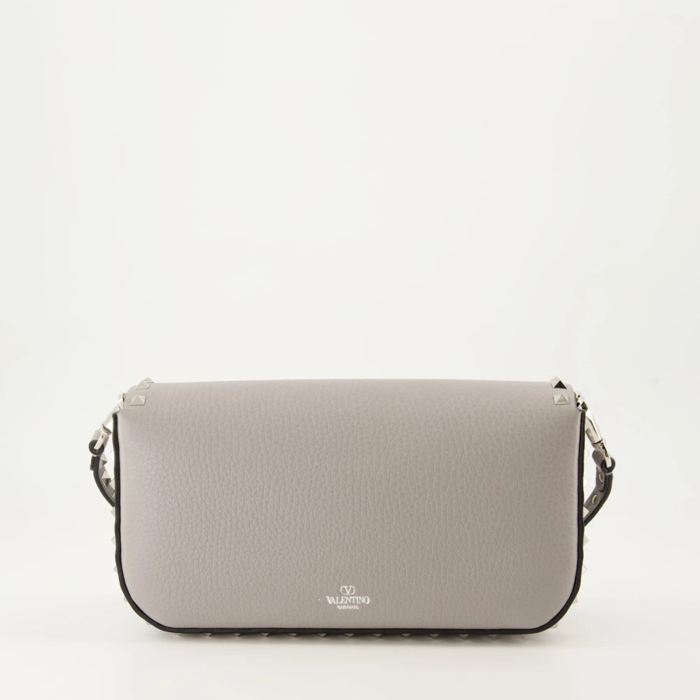 Valentino Garavani Rockstud Schoudertas Grijs Gray Dames