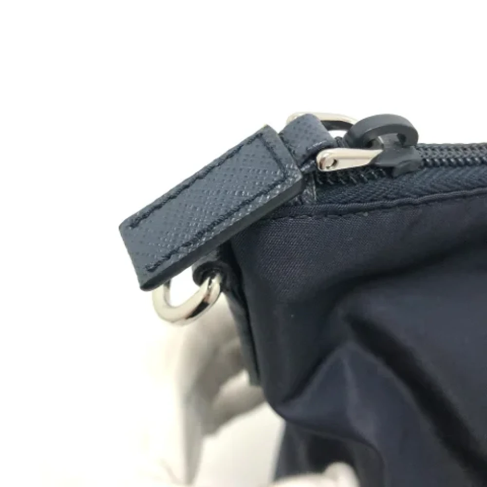 Prada Vintage Pre-owned Fabric prada-bags Blue Dames