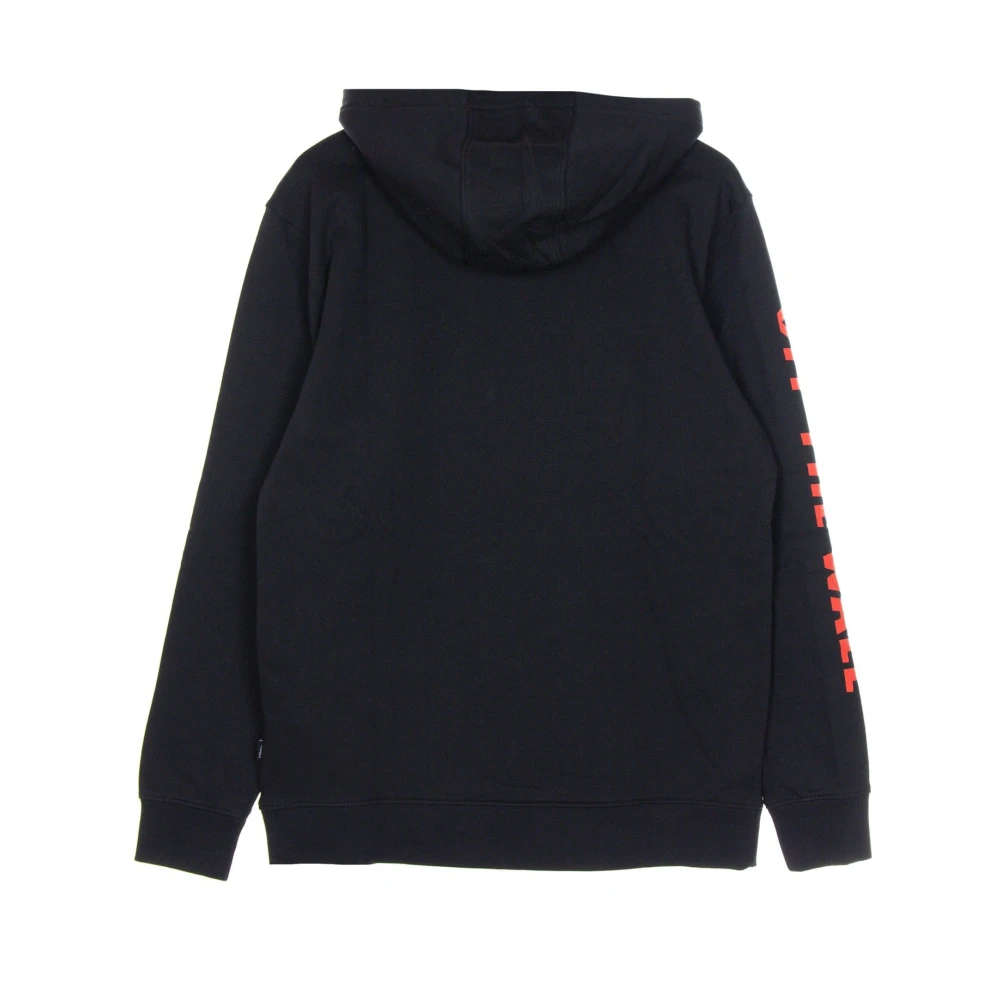 Vans Zwarte Herenhoodie met Se Bikes Print Black Heren
