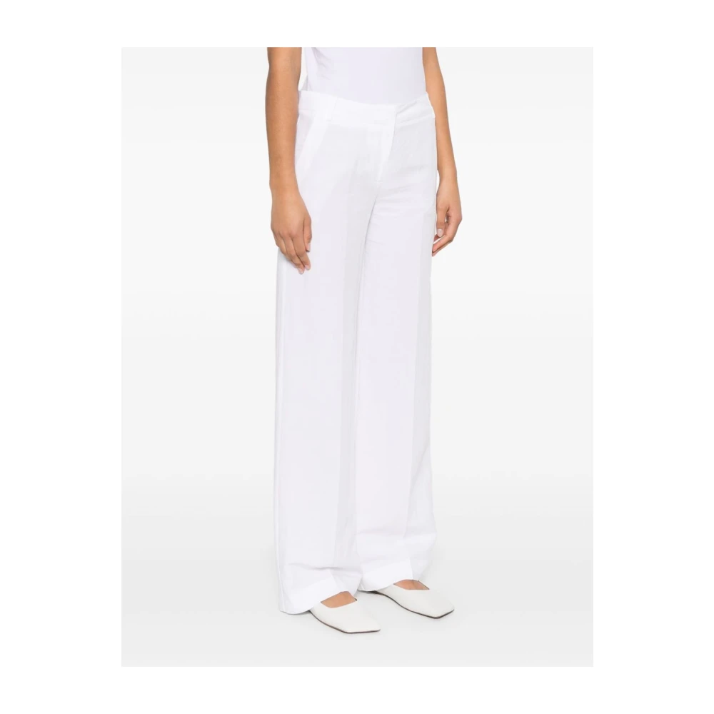 Ermanno Scervino Witte Broek met Verborgen Voorknoop White Dames