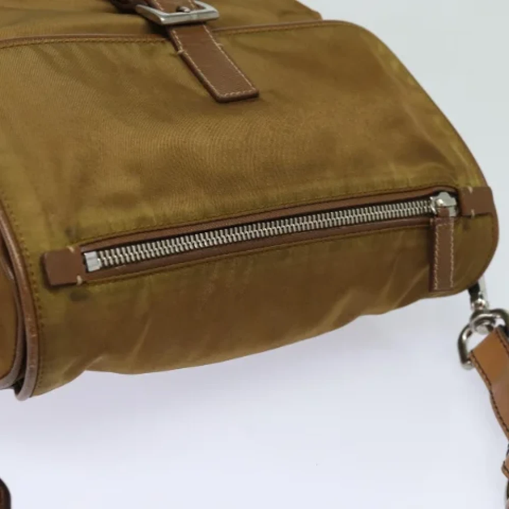 Prada Vintage Pre-owned Fabric prada-bags Brown Dames