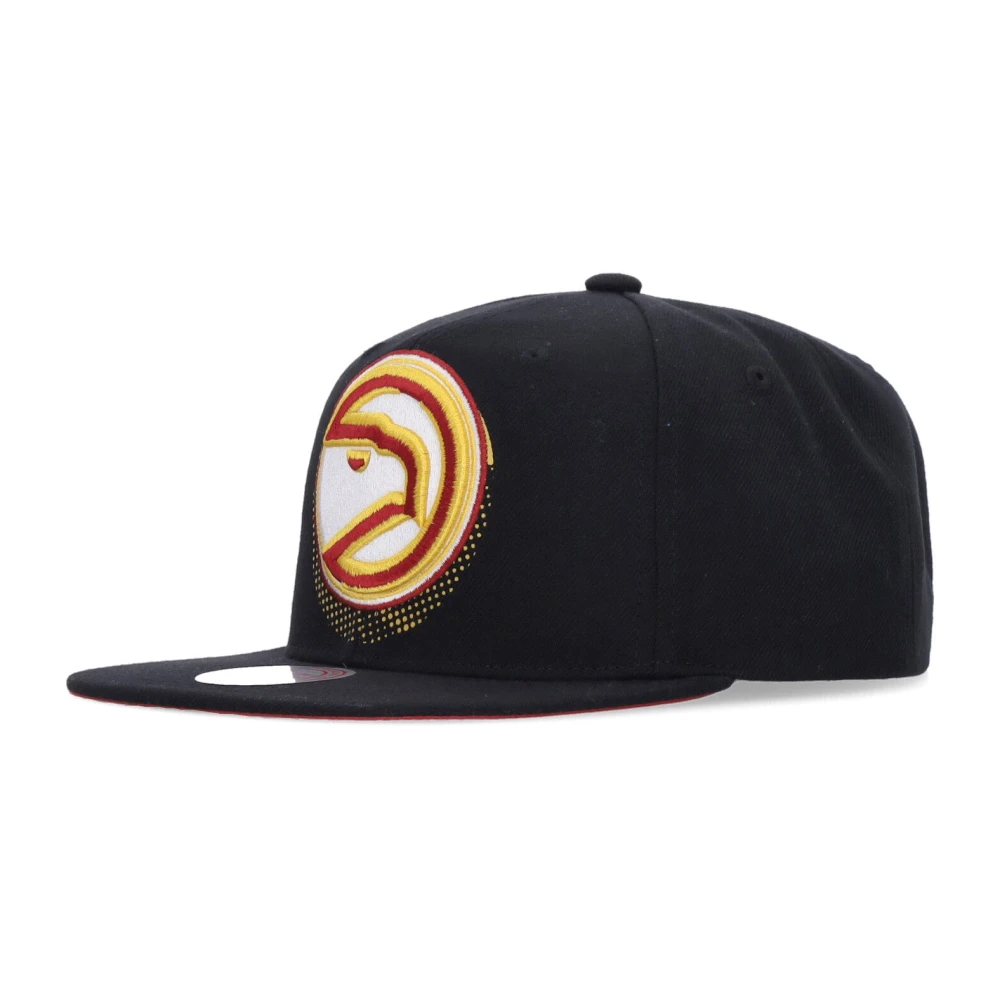 Mitchell & Ness Atlanta Hawks Platte Klep Pet Black Heren
